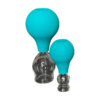 Glazen gezichtscups 1 en 2 cm Glazen gezichtscups 1 en 2 cm