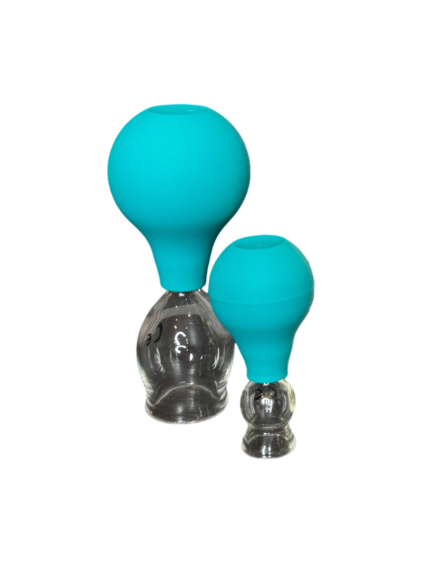 Glazen gezichtscups 1 en 2 cm Glazen gezichtscups 1 en 2 cm