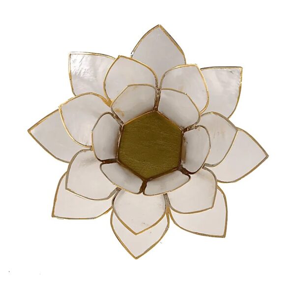 Lotus Sfeerlicht Naturel/Goud+ – 13,5 cm Lotus Sfeerlicht Naturel/Goud+ – 13,5 cm