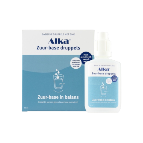 Alka® Zuur-Base Druppels – Basische druppels met zink Alka® Zuur-Base Druppels – Basische druppels met zink