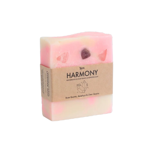 Edelsteen Zeep – Lavendel & Gouden Driehoek – Harmonie