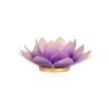 Lotus Sfeerlicht Violet met Goudrand – 13,5 cm Lotus Sfeerlicht Violet met Goudrand – 13,5 cm
