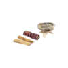 Smudge Set Witte Salie, Roos & Palo Santo – met Abalone Schelp Smudge Set Witte Salie, Roos & Palo Santo – met Abalone Schelp